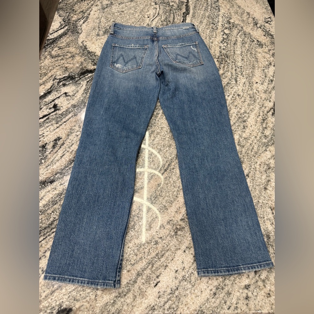 Mother The Pixie Tomcat Cropped Button-Front Dist… - image 7